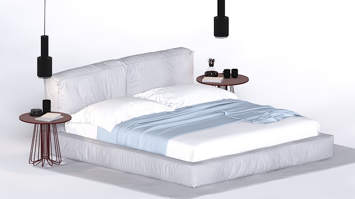 渲染模型_床1816