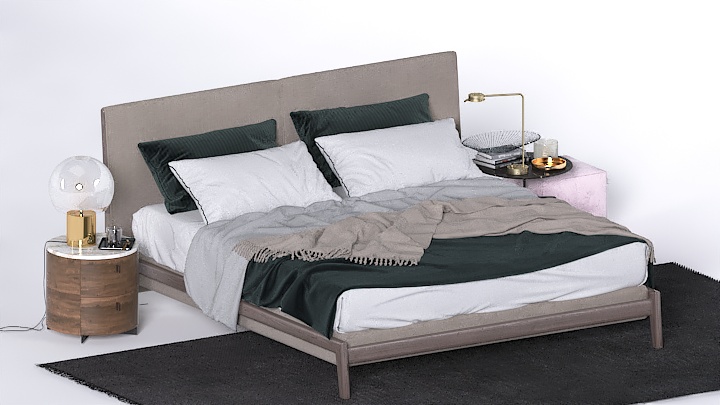 渲染模型_床1824