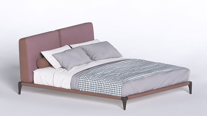 渲染模型_床1848