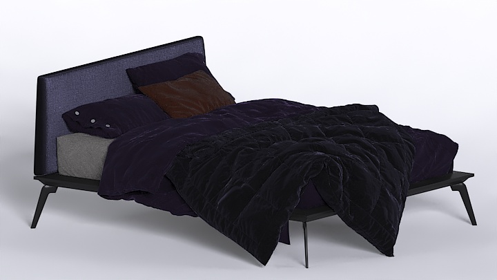 渲染模型_床1852