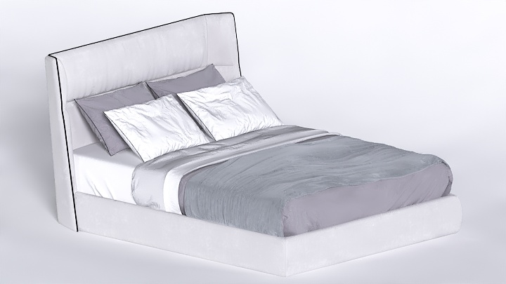 渲染模型_床1855