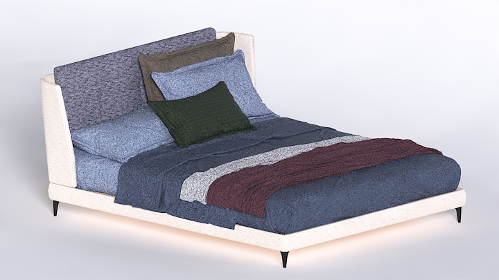 渲染模型_床1856