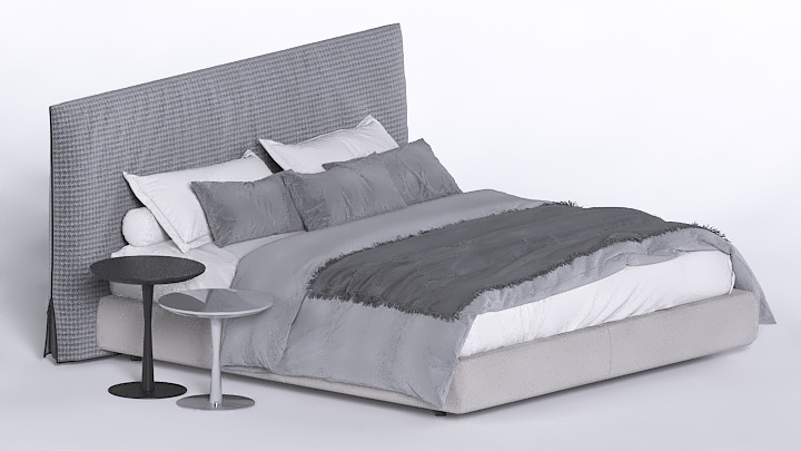 渲染模型_床1863