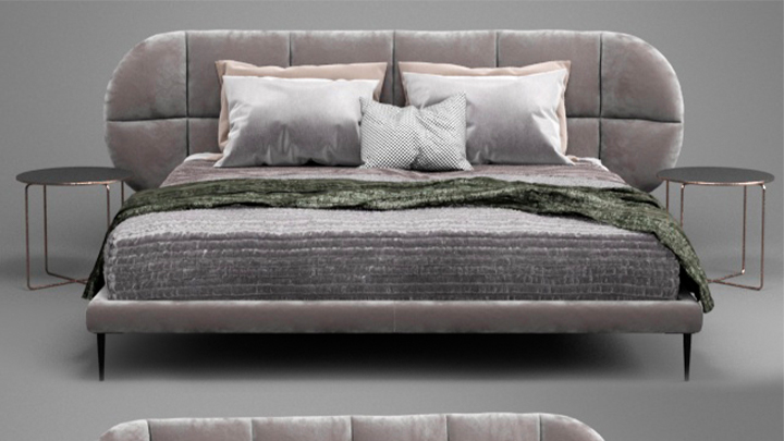 渲染模型_床1901