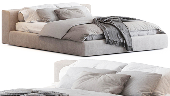 渲染模型_床1936