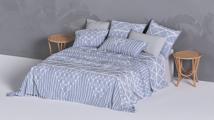 渲染模型_床1963