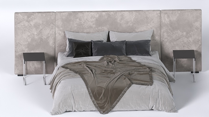 渲染模型_床2023