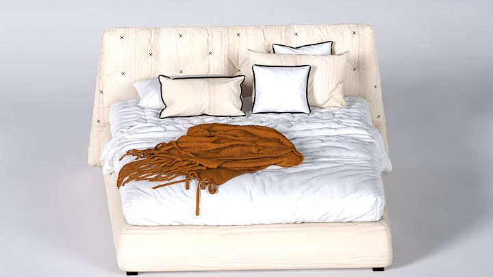 渲染模型_床2041