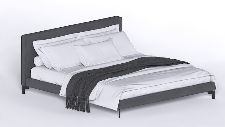 渲染模型_床2058