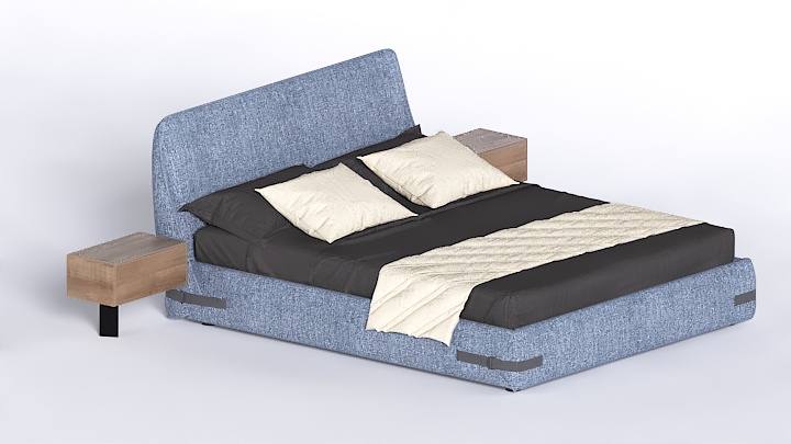 渲染模型_床2060