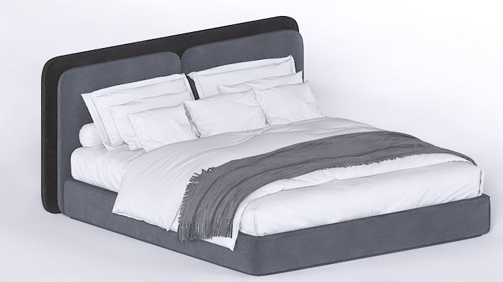 渲染模型_床2071