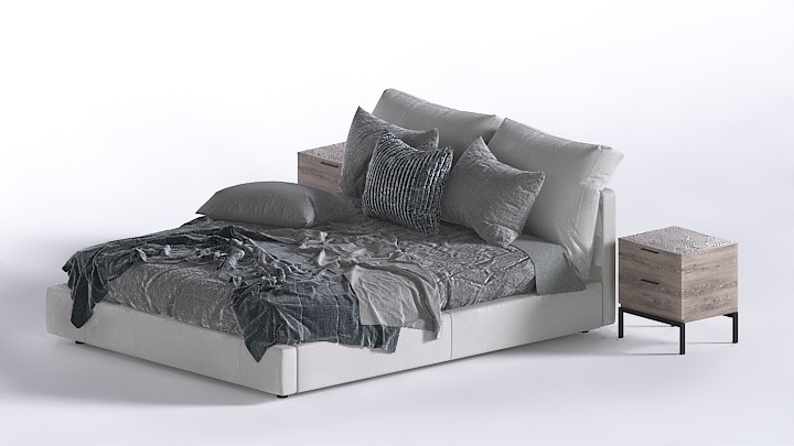 渲染模型_床2076