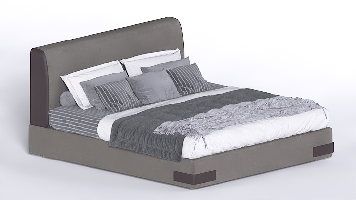 渲染模型_床2078