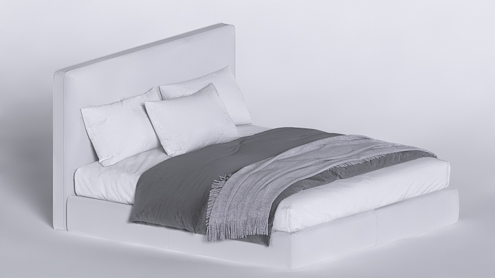 渲染模型_床2084