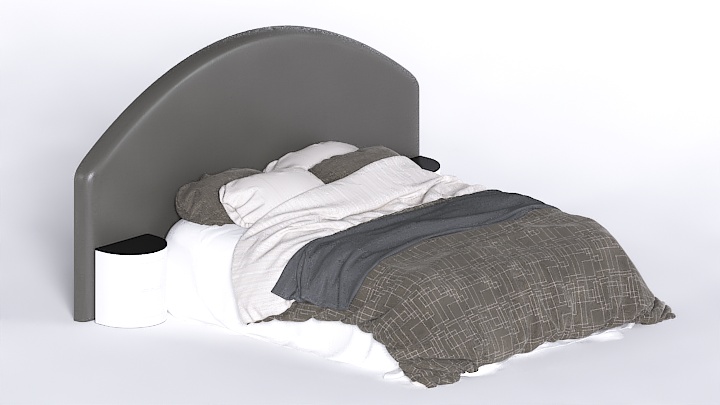 渲染模型_床2088