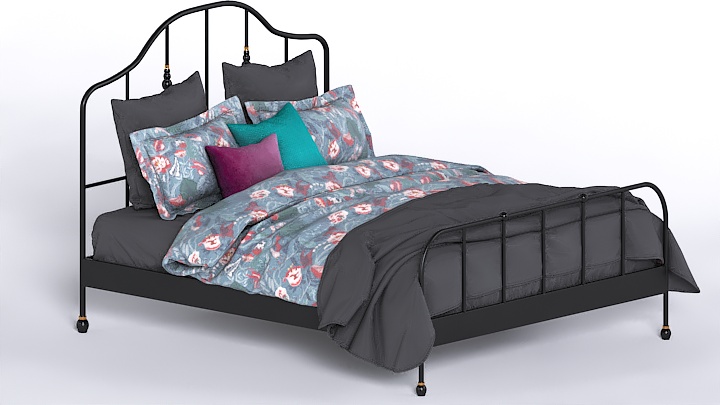 渲染模型_床2103