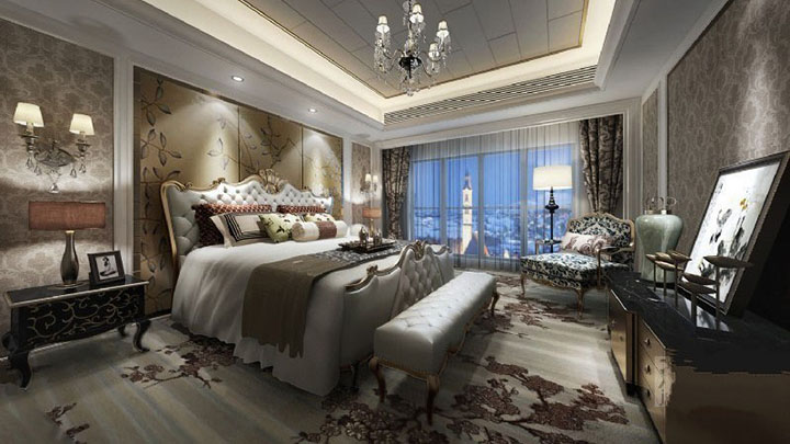 渲染模型_床2141