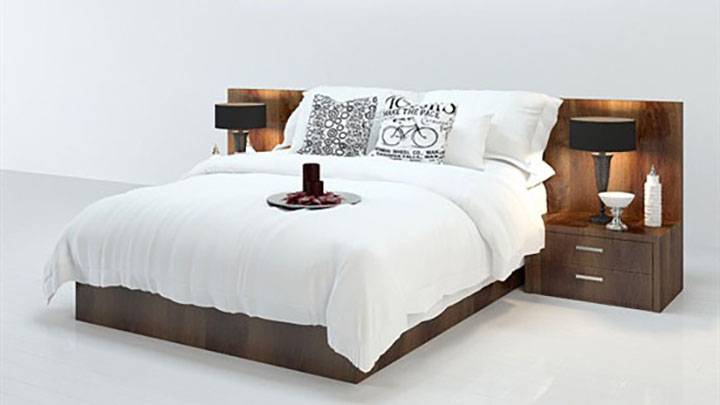 渲染模型_床2208