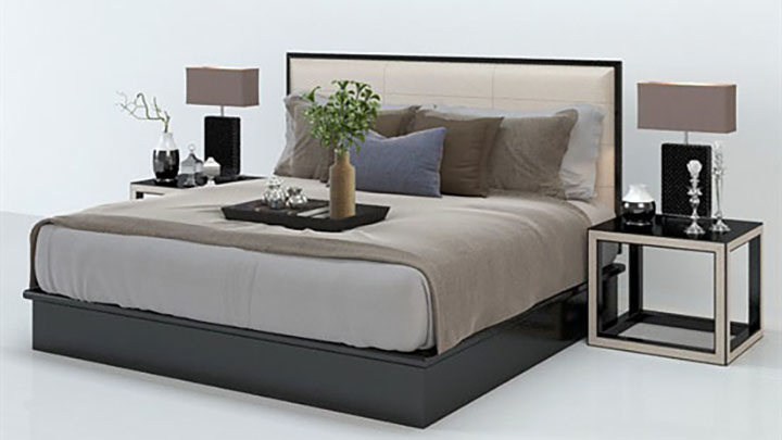 渲染模型_床2213