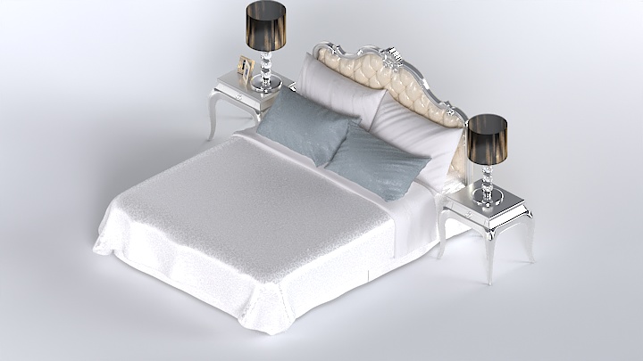 渲染模型_床2233