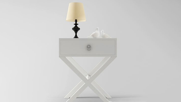 渲染模型_床头柜027