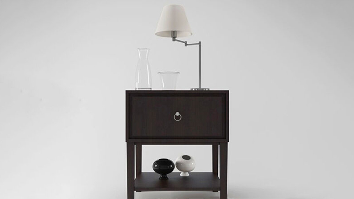 渲染模型_床头柜037