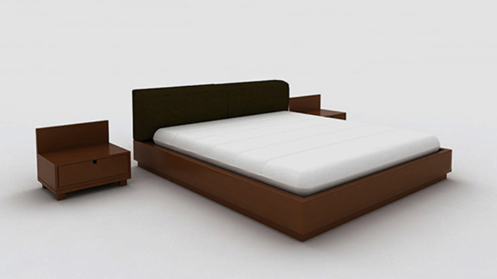 渲染模型_床组005