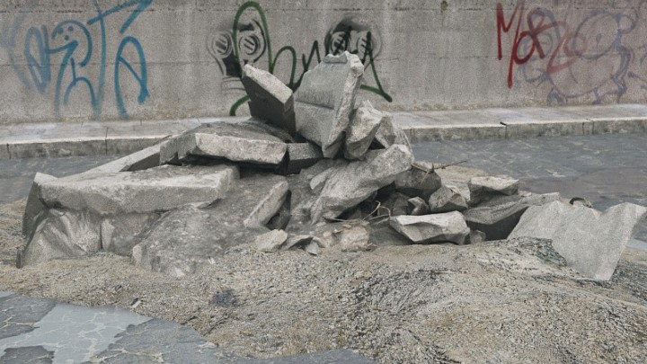 渲染模型_废墟018