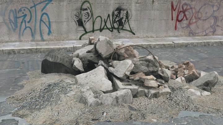 渲染模型_废墟019