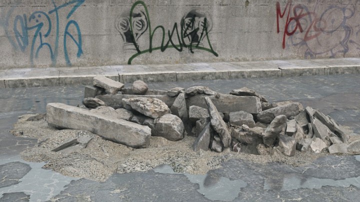 渲染模型_废墟035