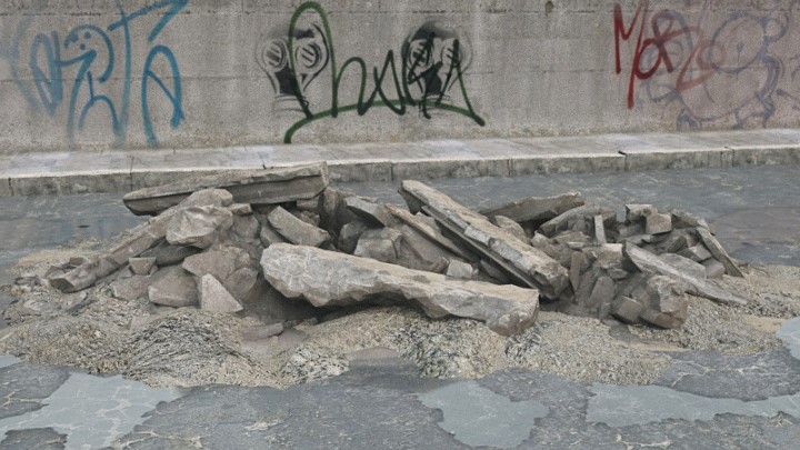 渲染模型_废墟040