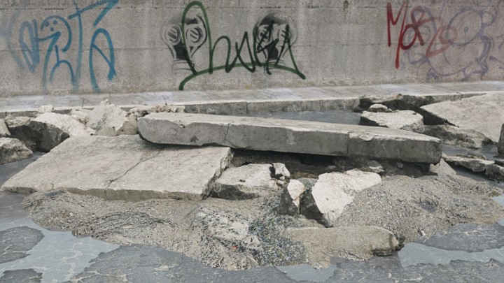 渲染模型_废墟049