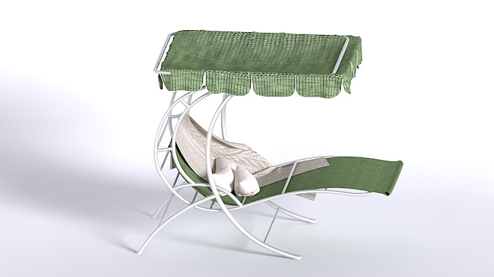 渲染模型_懒人椅001