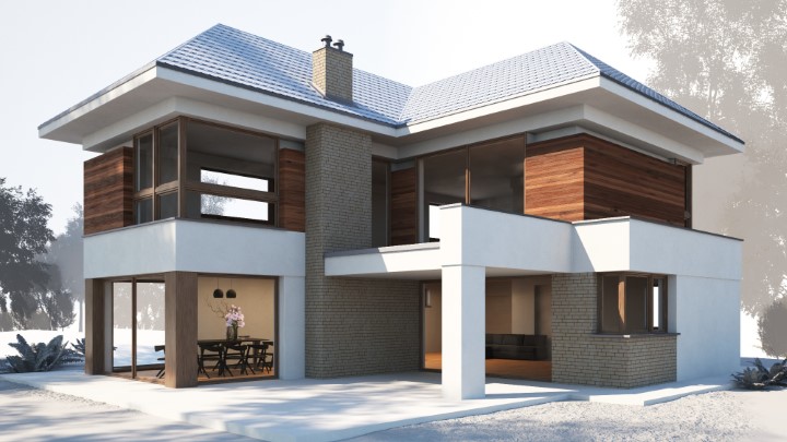 渲染模型_房子075