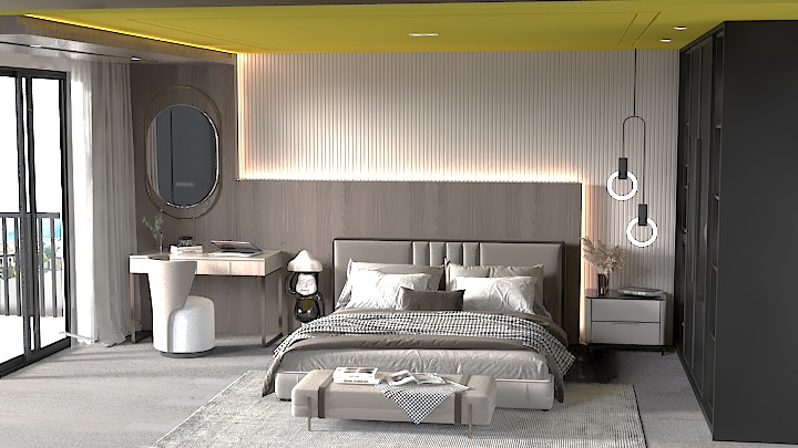 渲染模型_房间007