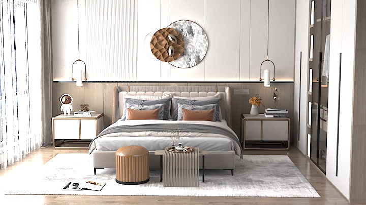 渲染模型_房间008