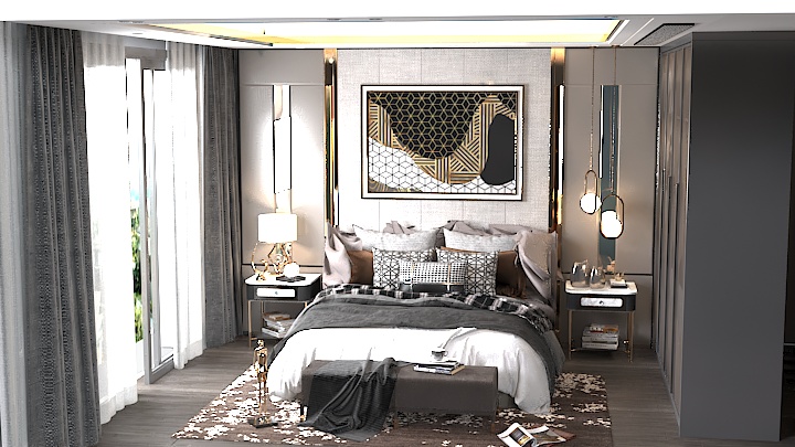 渲染模型_房间010