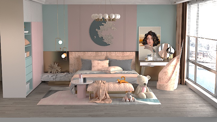 渲染模型_房间011