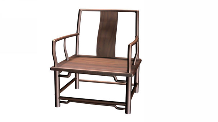 渲染模型_扶手椅045