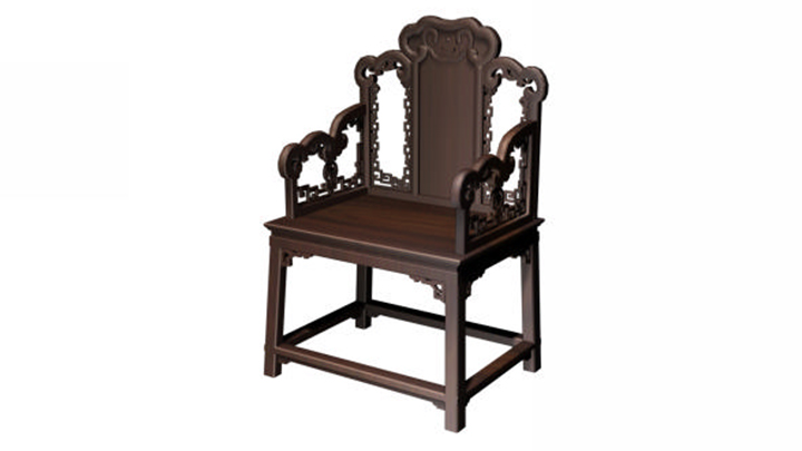 渲染模型_扶手椅046