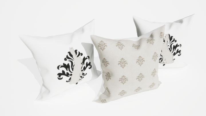 渲染模型_抱枕123