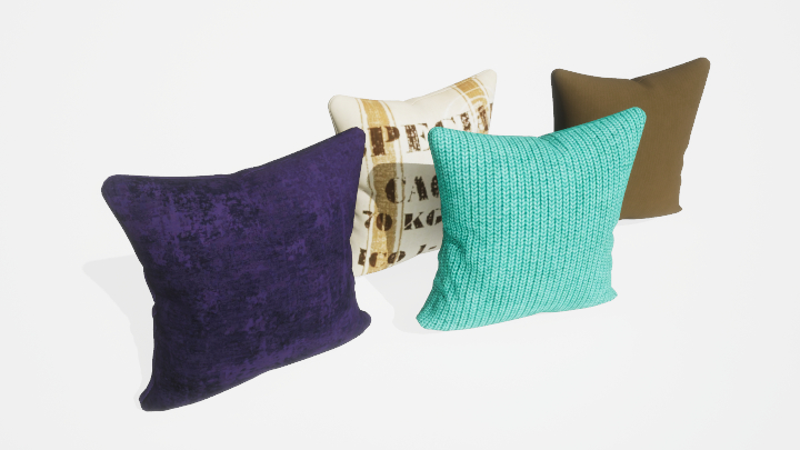 渲染模型_抱枕128