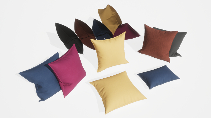 渲染模型_抱枕160