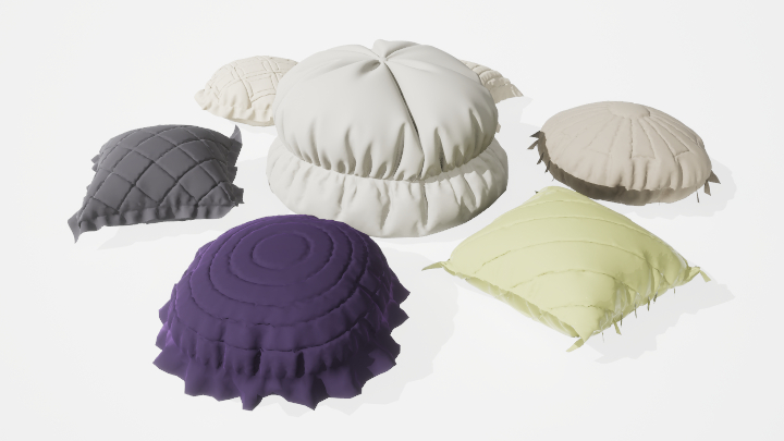 渲染模型_抱枕164