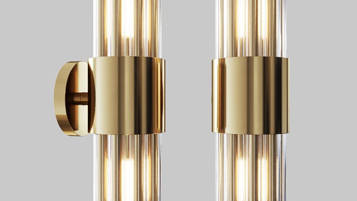 渲染模型_挂壁灯017