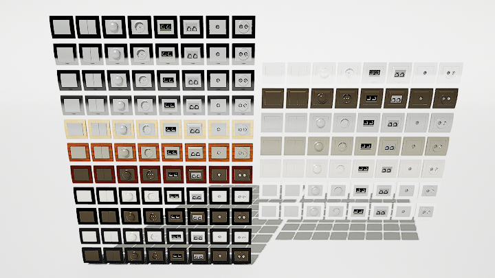 渲染模型_插座012