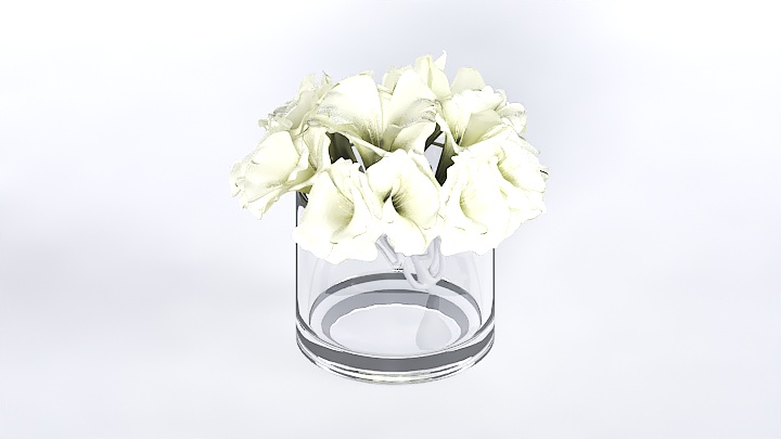 渲染模型_插花016