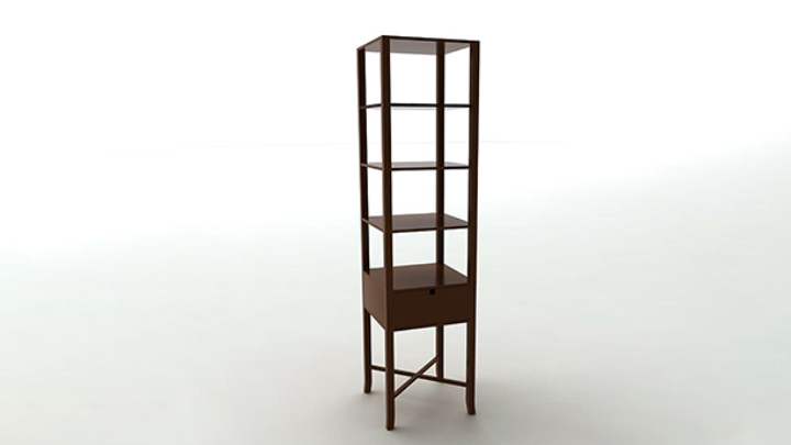 渲染模型_搁架002