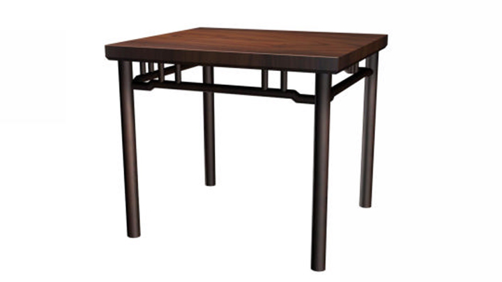 渲染模型_方桌001