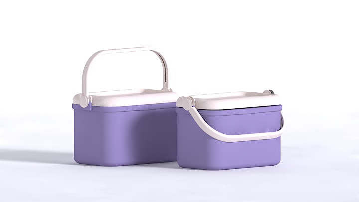 渲染模型_旅行冰箱001